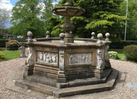 THe fountain as it was